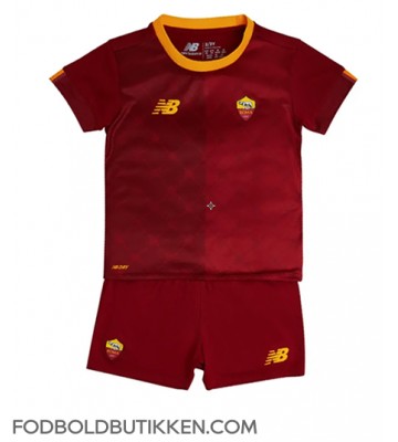 AS Roma Hjemmebanetrøje Børn 2022-23 Kortærmet (+ Korte bukser)